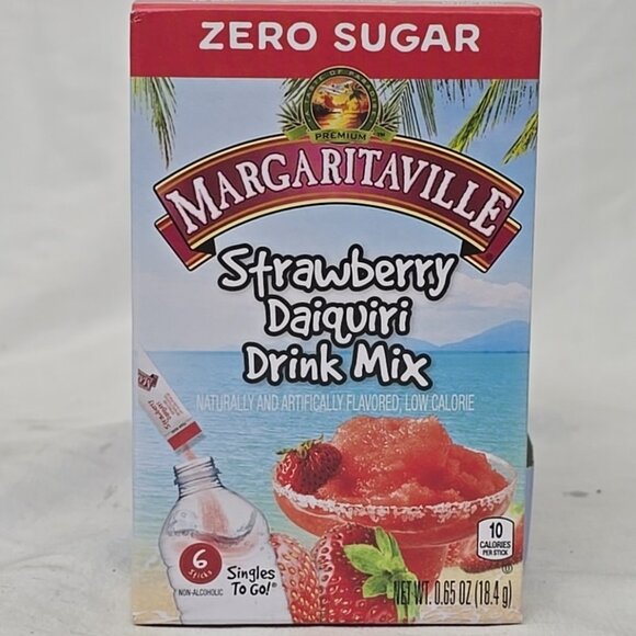 Margaritaville Caribbean Fruit Punch Drink Mix Zero Sugar 6 Pack 36 Total Count - Picture 2 of 8